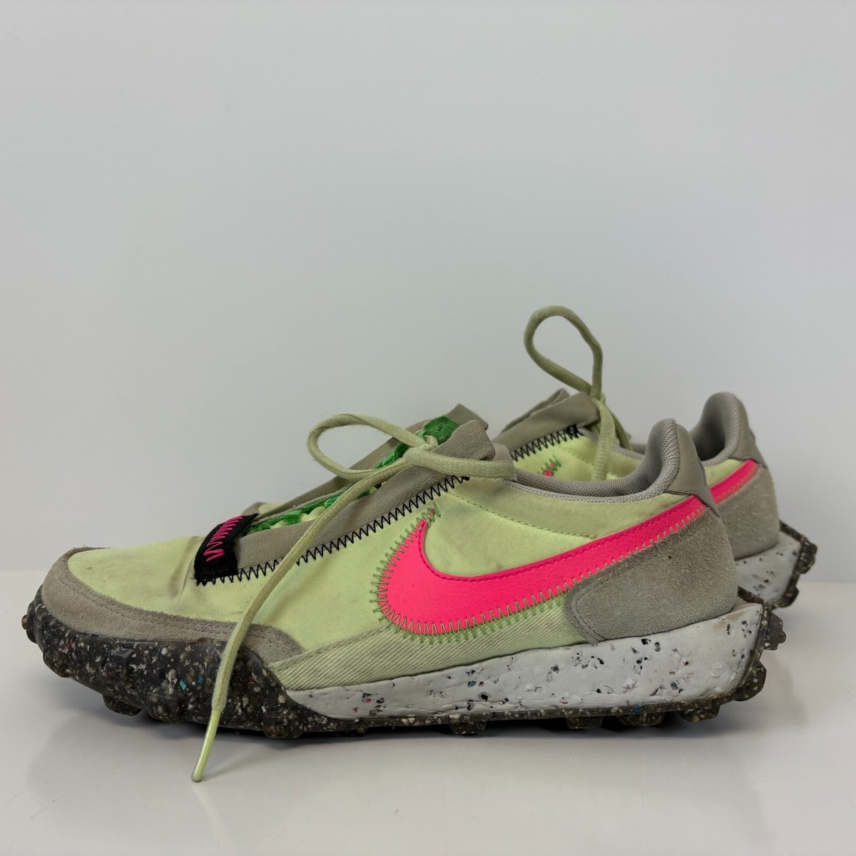 【special 当時物 本物】70s NIKE WAFFLE RACER Nike Vintage 70s Blue and Yellow Waffle Trainer Racer
