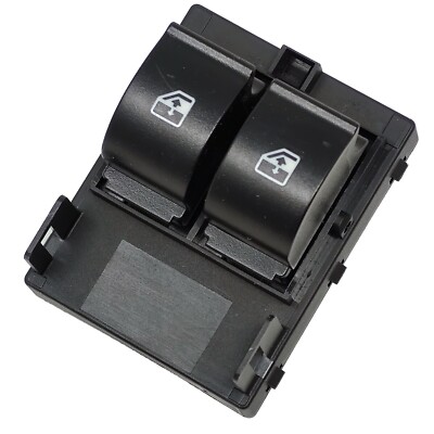 Interruttore Alzacristallo Lato Guidatore – Compatibile Con Fiat Fiorino III, Qubo, Citroen Nemo, Peugeot Bipper, Codice 735461275, 8 PIN, Nero