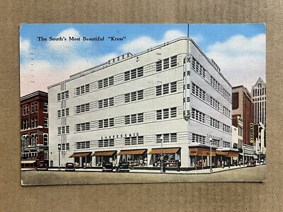 Postcard Birmingham AL Alabama Kress Department Store Shopping Vintage PC