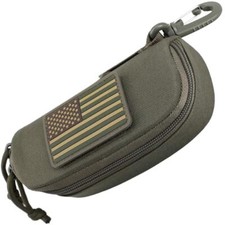 Tactical Molle Glasses Pouch, Tactical Eyeglasses Hard Case Army Green