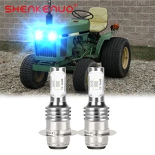 2 8000K LED light bulbs for Deere 670 770 790 870 970 990 1070 3005 4005 Lights