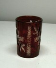 EAPG ***  RUBY STAINED = ART NAVO TUMBLER  = 1890'S ERA — photo 2
