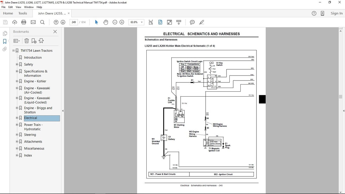 John Deere LX280 LX280AWS LX289 Garden Tractor Technical Manual TM2046 - Heavy E - Foto 11