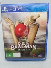 Don Bradman Cricket 17 (Sony PlayStation 4, PS4) Aus Pal Region Good Condition 