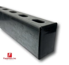 PVC Style Plastic Black End Caps Unistrut Channel 2-7/16'' X 1-5/8'' #EC-4B