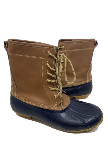 Khombu Women's 10 Navy Letty Duck Boots 