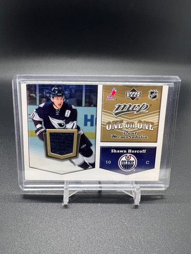 2007-08 Upper Deck MVP One on One Jerseys #OOHM Shawn Horcoff Brendan Morrison - Picture 2 of 2