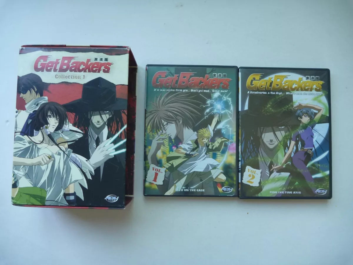 Get Backers DVD Anime Series Volumes 2 Episodes 6-10 ADV Films GetBackers