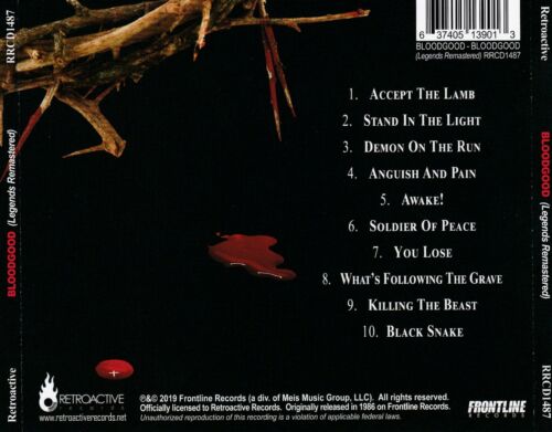 BLOODGOOD - BLOODGOOD (Legends Remastered) (*CD, 2019, Retroactive) Metal debut - Picture 2 of 4