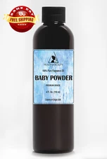 BABY POWDER FRAGRANCE OIL ORGANIC PREMIUM GRADE FRESH 100% PURE 4 OZ