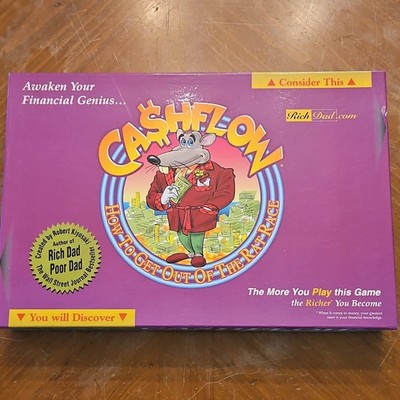 Rich Dad Cashflow 101 Board Game Finance Educational Ages 10+ 2 Players