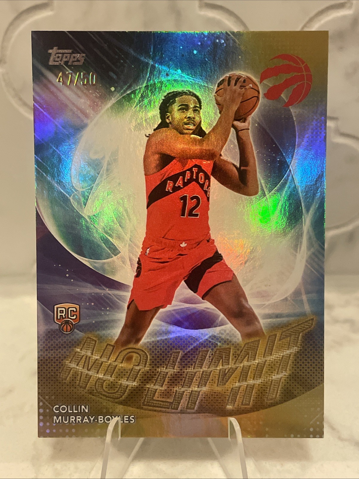 2025-26 Topps Basketball Collin Murray-Boyles No Limit GOLD # /50 RC