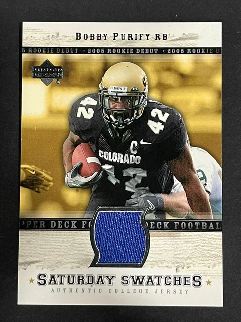 2005 Upper Deck Rookie Debut Saturday Swatches Bobby Purify #SA-BP