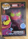 Funko POP! Marvel Carnage #678 [Black Light] Exclusive MINT