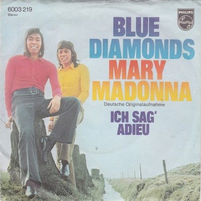 Blue Diamonds* - Mary Madonna Pop Schlager 7'' Single Schallplatte 67109