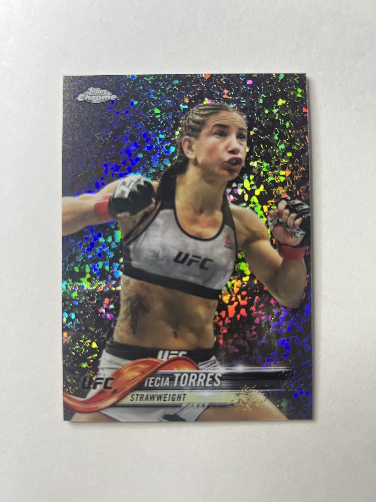 2018 Topps Chrome UFC - Tecia Torres #48 Diamond