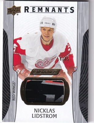 2025 Upper Deck Engrained Icons Nicklas Lidstrom 58/65 Game Used Memorbilia