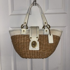 Coach Lily Legacy Turnrock Green Leather
