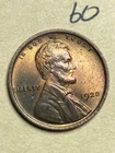 1920 (P) LINCOLN WHEAT CENT, Nice "AU" Almost Uncirculated condition coin, #60