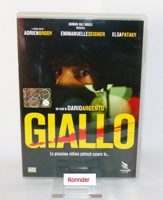 Giallo DVD von Dario Argento - Uncut - kein dt. Ton -