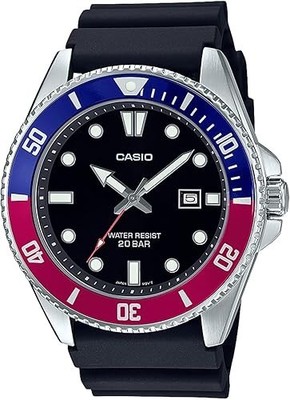 CASIO Casio Collection MDV-107-1A3JF Black Men's Watch New in Box