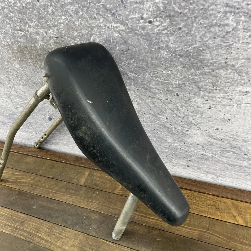 Sillín de asiento BMX Banana Sissy Bar MotoCross bicicleta muscular años 70 80 negro Foto 2 de 4