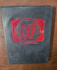 8 Page Pog Cap Album With 63 Pogs