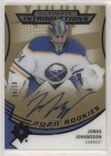 2020-21 Ultimate Collection Introductions Gold 39/50 Jonas Johansson Auto 0cv