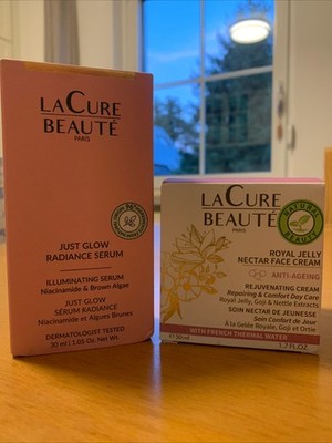 La cure beaute- Royal Jelly Face Cream + Just Glow Radiance serum