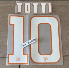 Stampa Nome + Numero Giocatore 10 Totti  Roma 14/15 Home