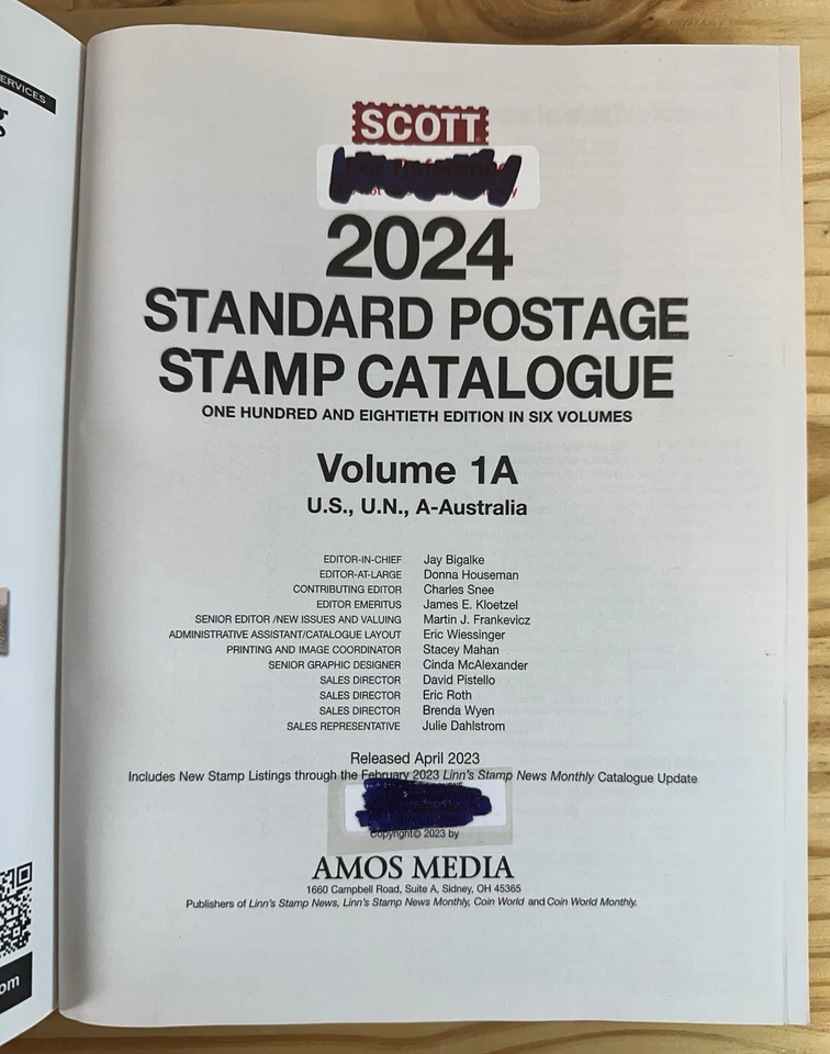 Scott Standard Postage Stamp Catalogue 2024 Vol 1-6 / 7 Total-US, UN, ex-library - Image 4 of 4