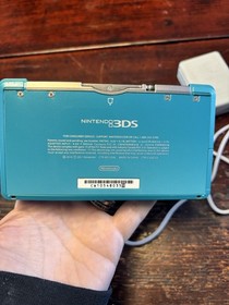 Nintendo 3DS Launch Edition Handheld System Aqua Blue Teal, CTR-001, USA, Tested