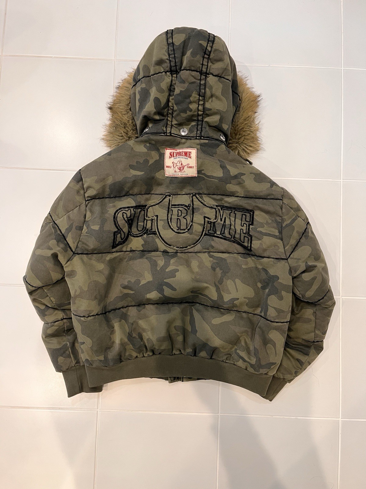 Supreme x True religion camo jacket image 2