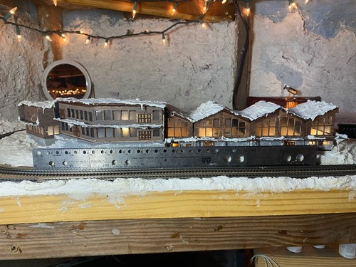Ski Lodge Model Kit - Scale Model for Train Layout T, Z, N, HO, S, & O Scales - Picture 10 of 12