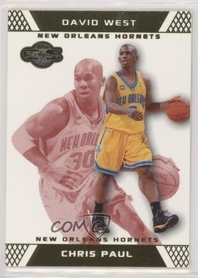 2007-08 Topps Co-Signers Gold Red 11/109 Chris Paul David West #14 6wn