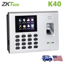 ZKteco K40 Time Clock Employee Biometric Fingerprint Time Attendance Access