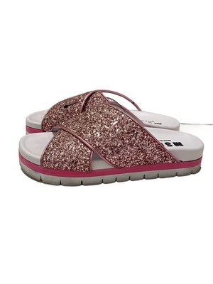 MSGM Sandals, Size 37, Pink, 2641MDS1682