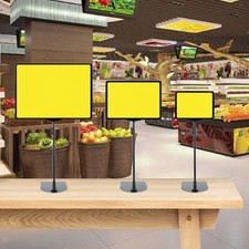 Floor Display * Price Tag Holder Adjustable Sign Holder Memo Frame Heavy Duty