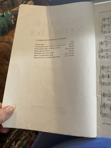 Rick Powell's Sunday Choir arranged for SATB Choir by Rick Powell [Singspiration - Picture 4 of 8