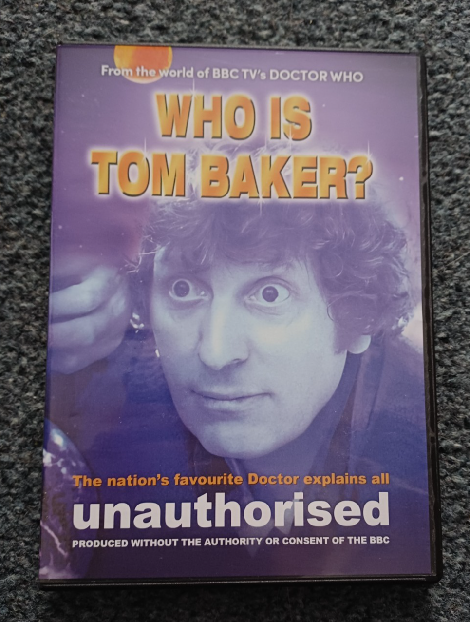 DOCTOR WHO WHO IS TOM BAKER DVD - Interview Documentary Reeltime - DISC MINT
