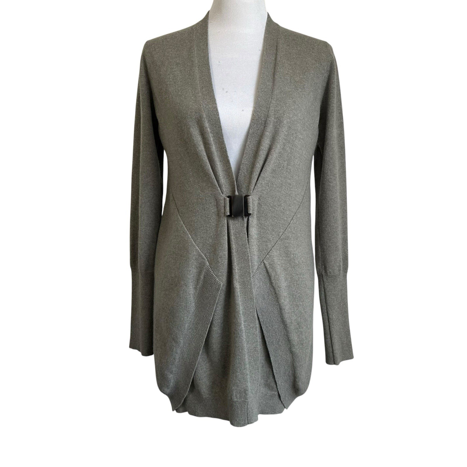Brunello Cucinelli 100% Cashmere Cardigan Beige XS/Sm? Beige Green Long Sleeve
