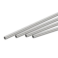 4 St&uuml;ck 304 Edelstahlrohr, &Oslash; 4mm x 0,5mm Wandst&auml;rke, 200mm L&auml;nge, Kapillarrohr