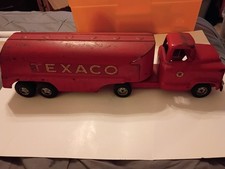 Vintage 50's or 60's Buddy L Texaco Fuel Tanker Truck Pressed Steel