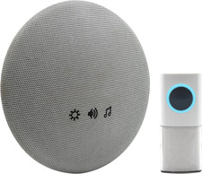 Uni-Com Extra Loud Wireless Door Chime � Portable Doorbell, 98Db Output, Exte