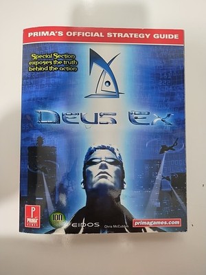 Prima Games Deus Ex Official Strategy Guide Maps Walkthrough Hints Tactics
