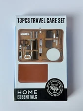 13-Piece Travel Manicure Pedicure Grooming Kit w/CaseGreat Gift New