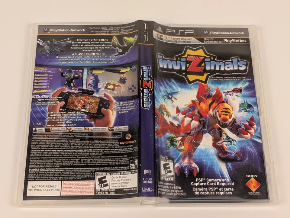 Invizimals (Sony PSP, 2010) ➡️CIB Complete - Tested  & Working 🎮 - Image 4 of 4
