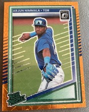 2025 Panini Donruss - Optic Rated Prospects Arjun Nimmala #129 Orange...