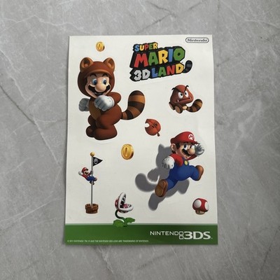 Super Mario 3D Land Sticker - NEU - Siehe Beschreibung