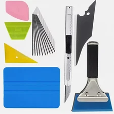 8PCS Car Window Tint Tools Kit Squeegee Installation Auto Film Tinting Scraper